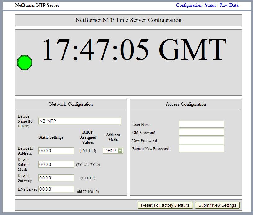Valid Time screen shot UI