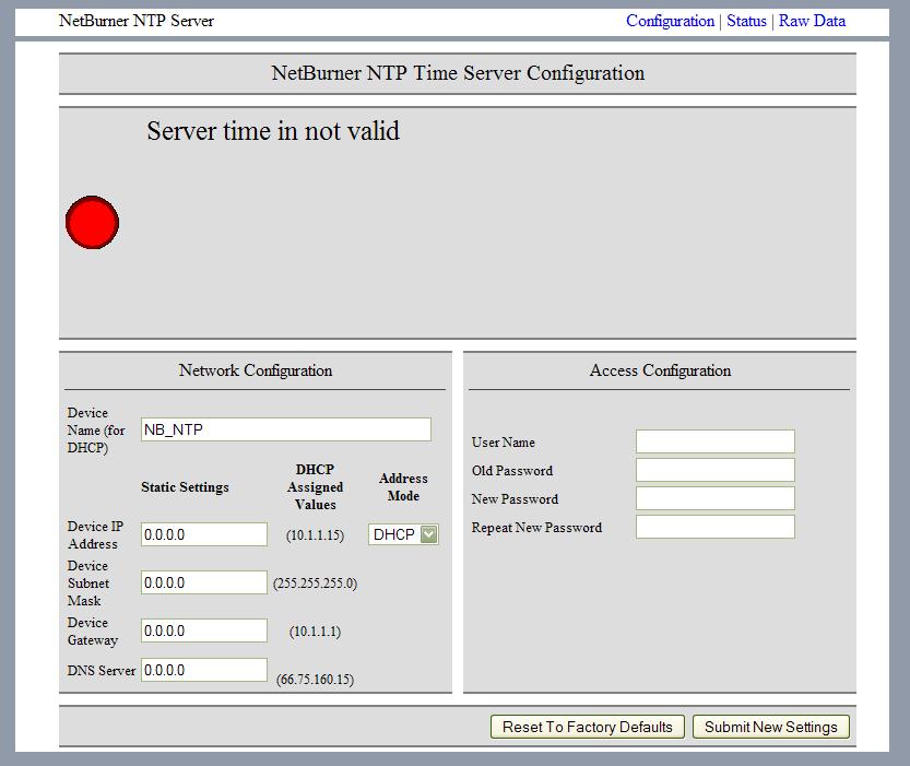 Invalid Time screen shot UI