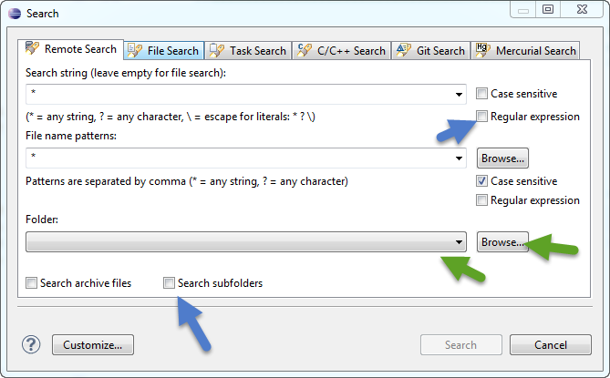Search File Dialog